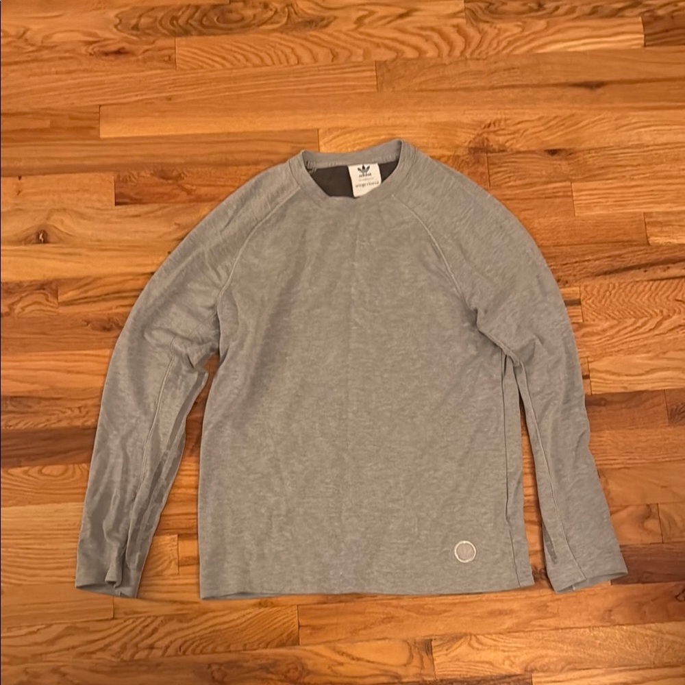 Adidas x Wings + Horns Gray Long Sleeve Shirt